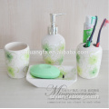 China cheap brand name green ikea bathroom accessory set